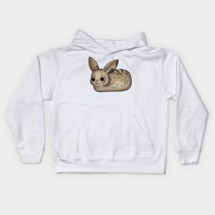 Cinnamon raisin Bunny loaf Kids Hoodie